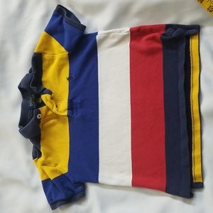 4T bold stripe Ralph Lauren polo